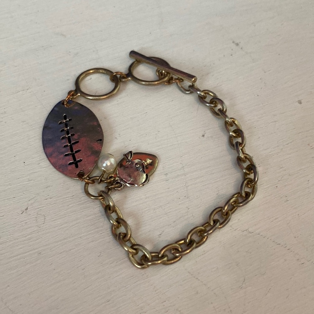 Cute Boutique Football Bracelet